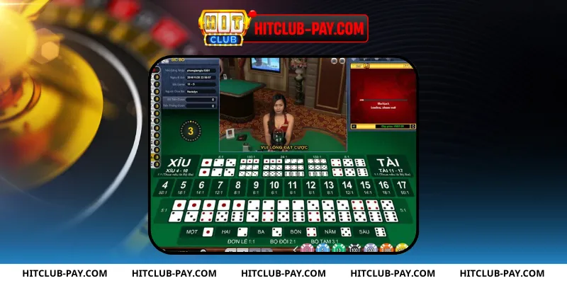 Giao diện sicbo tài xỉu